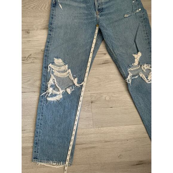 Agolde Midrise 90s Straight Fit Denim size 27 - Picture 4 of 8